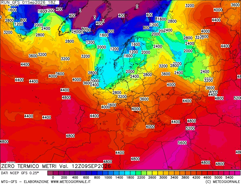 mappa Quota Zero Termico