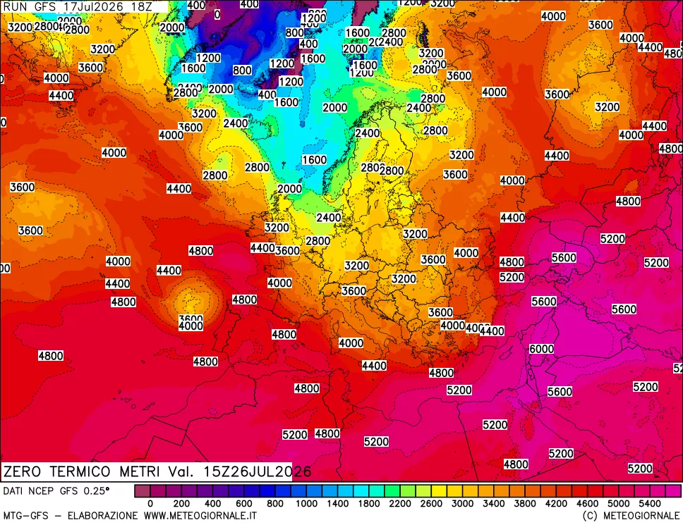 mappa Quota Zero Termico