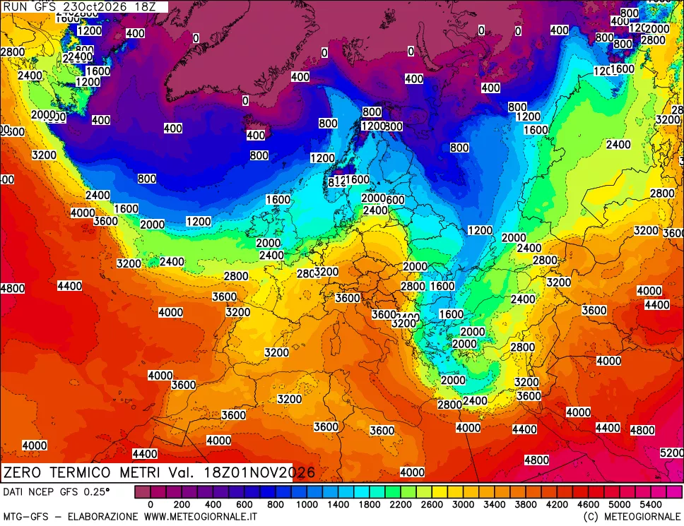 mappa Quota Zero Termico