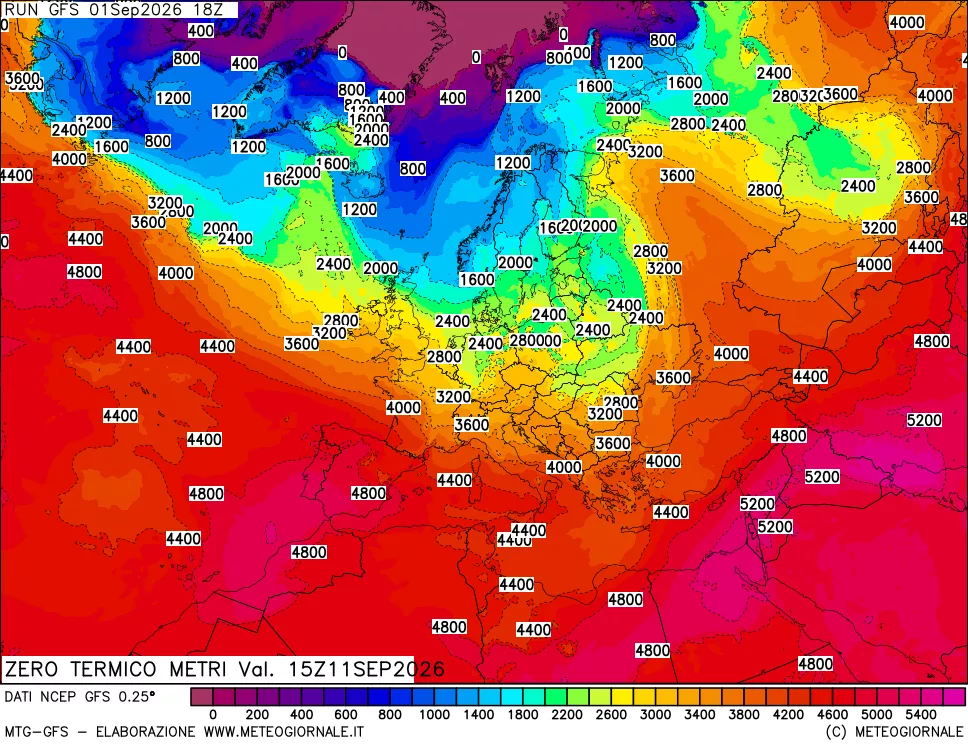mappa Quota Zero Termico