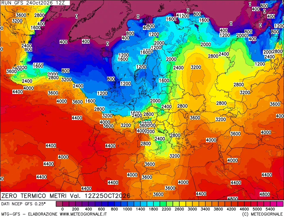 mappa Quota Zero Termico
