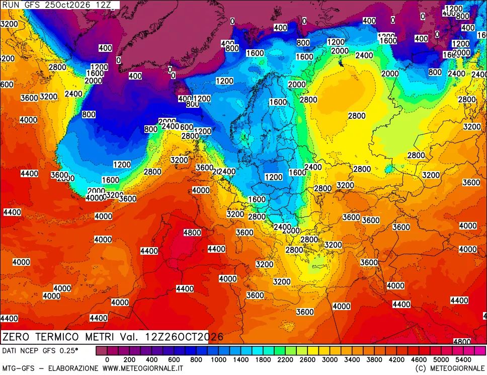 mappa Quota Zero Termico