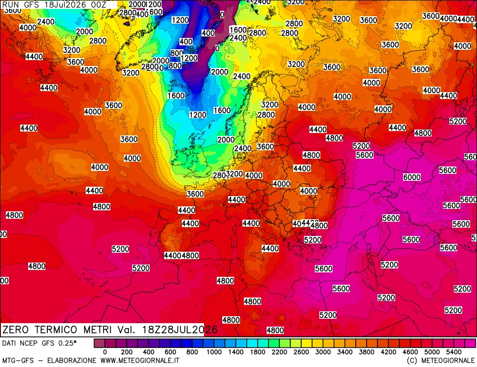 mappa Quota Zero Termico
