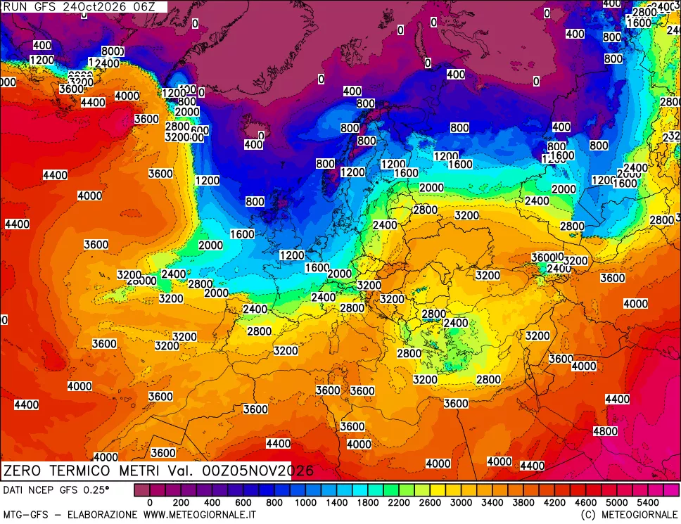 mappa Quota Zero Termico