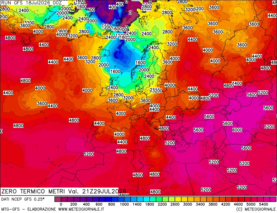 mappa Quota Zero Termico