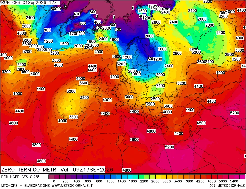 mappa Quota Zero Termico