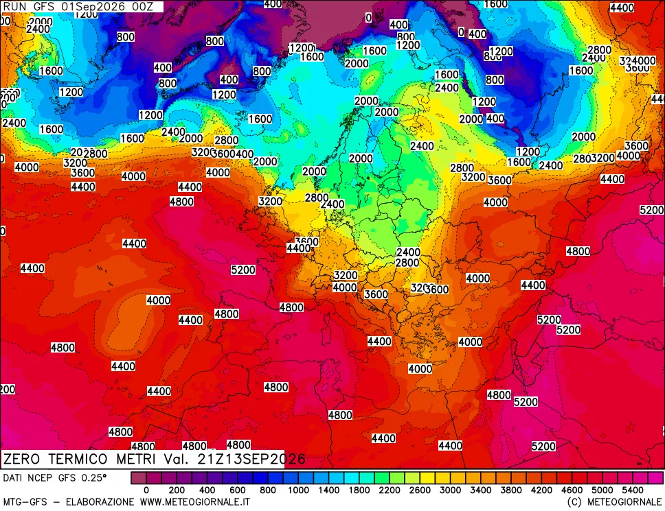 mappa Quota Zero Termico