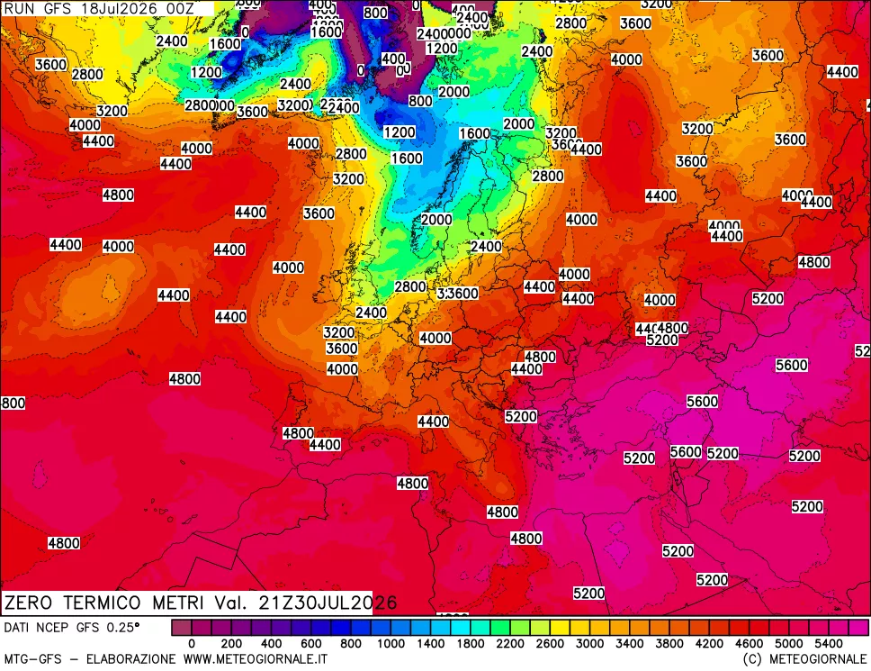 mappa Quota Zero Termico