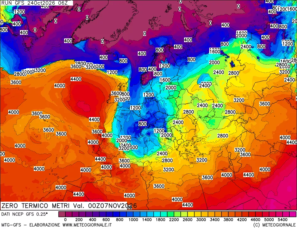 mappa Quota Zero Termico
