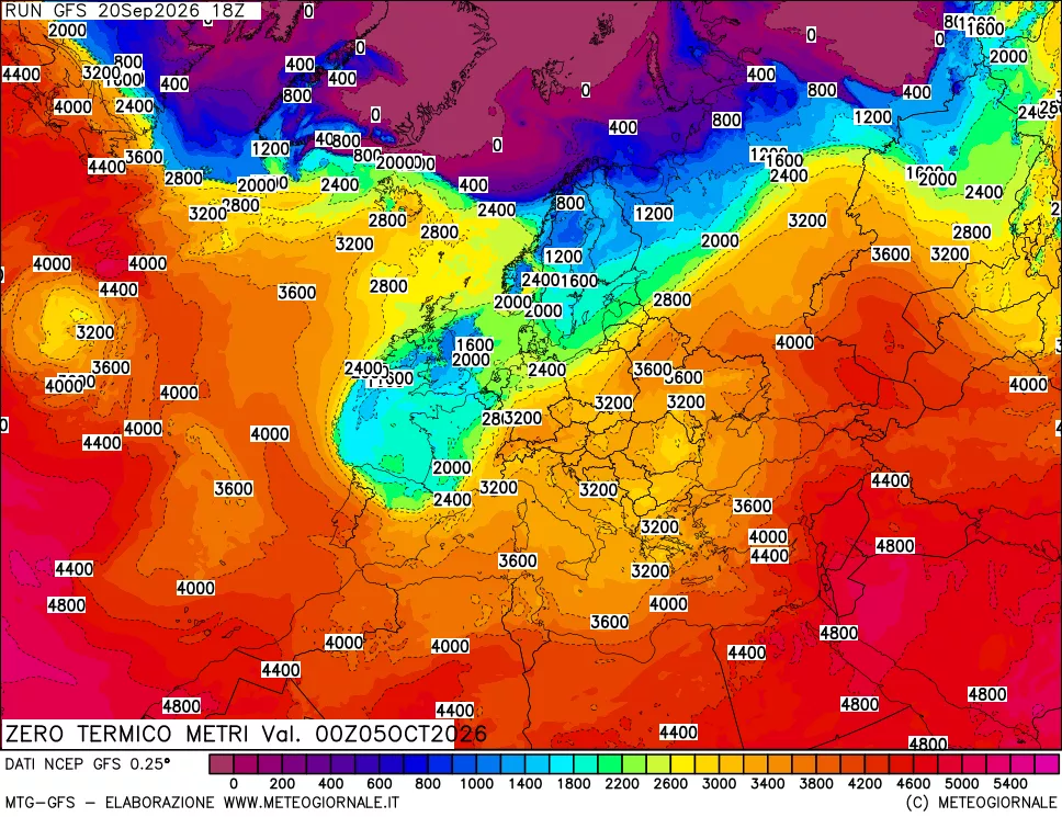 mappa Quota Zero Termico
