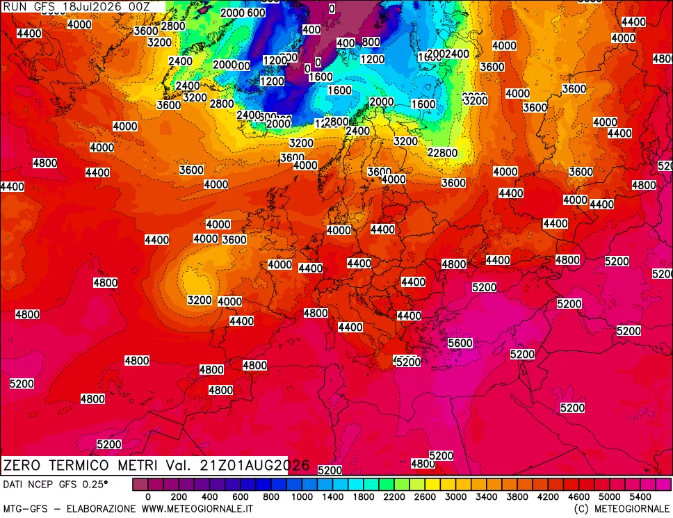 mappa Quota Zero Termico