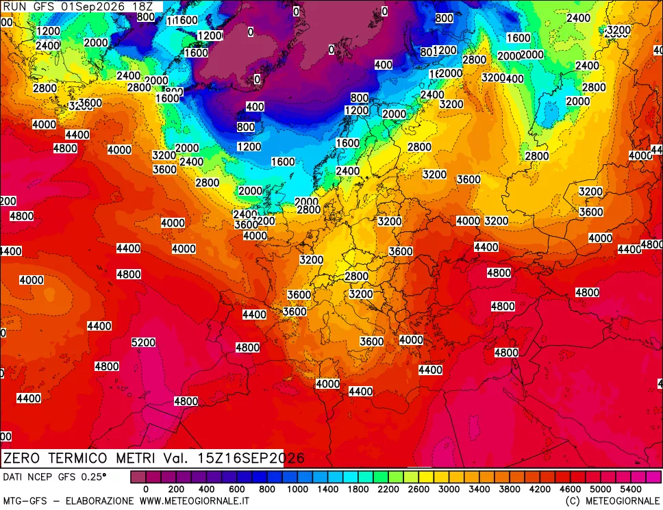 mappa Quota Zero Termico