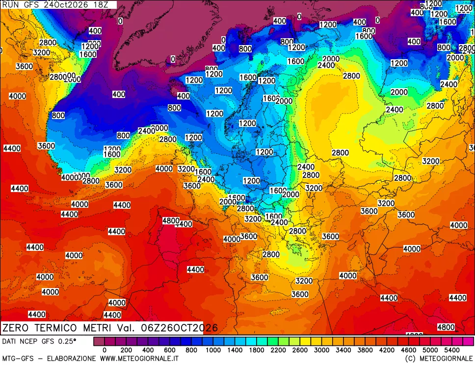 mappa Quota Zero Termico