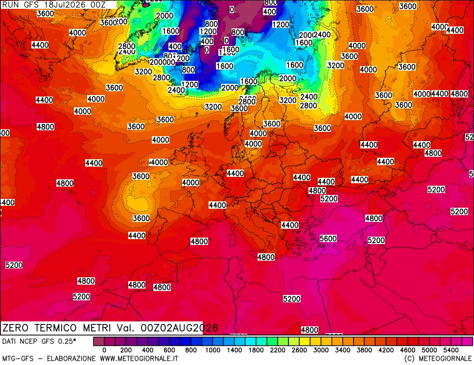 mappa Quota Zero Termico