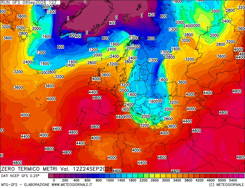 mappa Quota Zero Termico