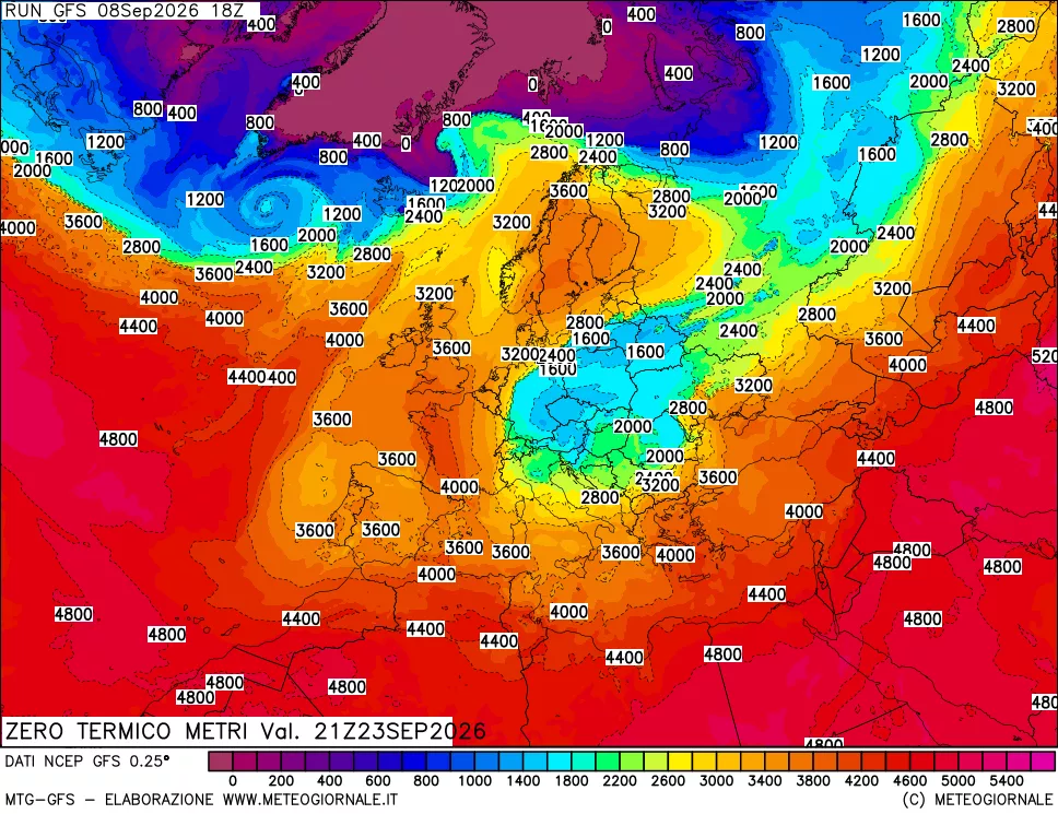 mappa Quota Zero Termico