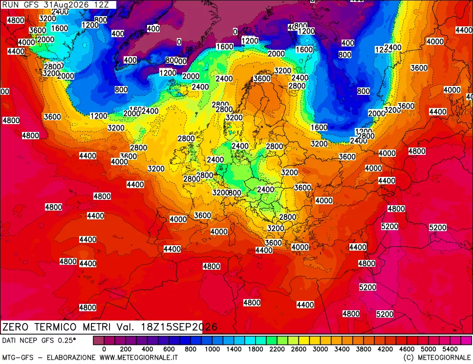mappa Quota Zero Termico