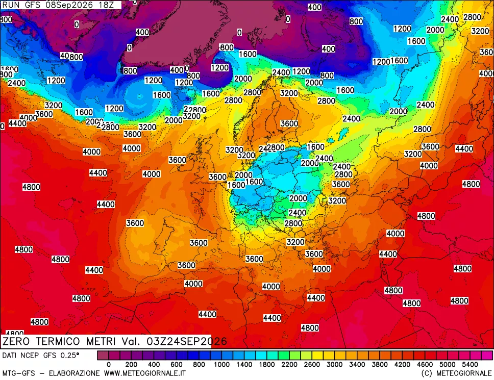 mappa Quota Zero Termico