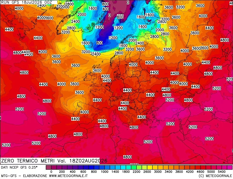 mappa Quota Zero Termico