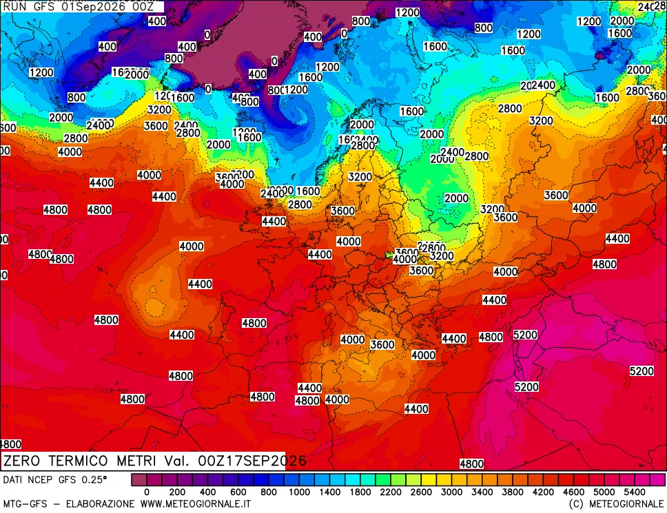 mappa Quota Zero Termico
