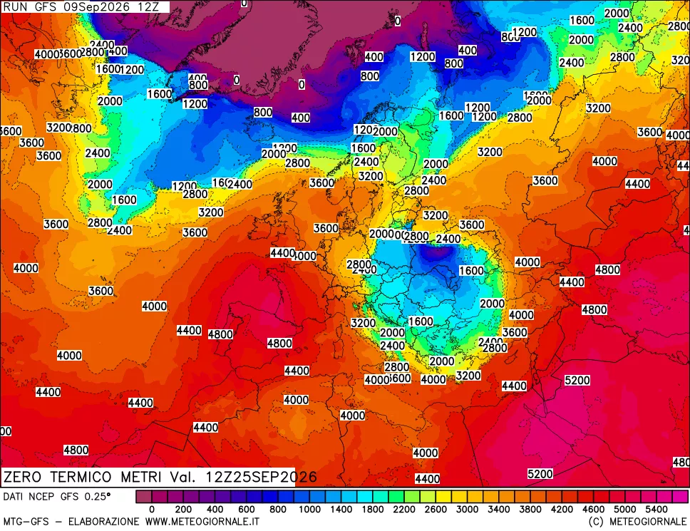 mappa Quota Zero Termico