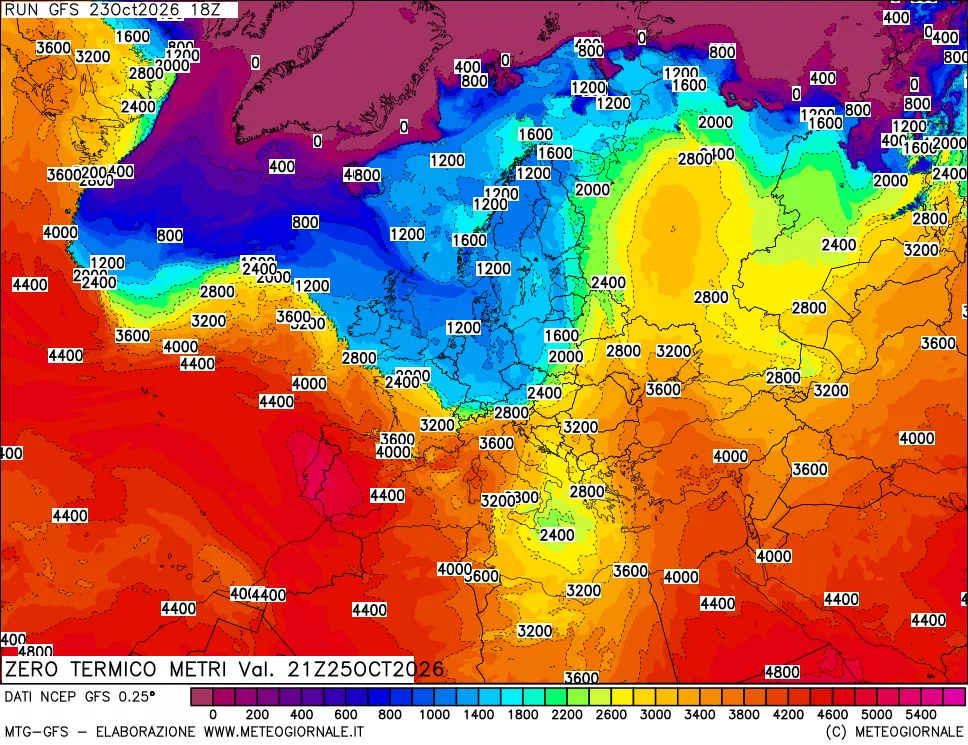 mappa Quota Zero Termico