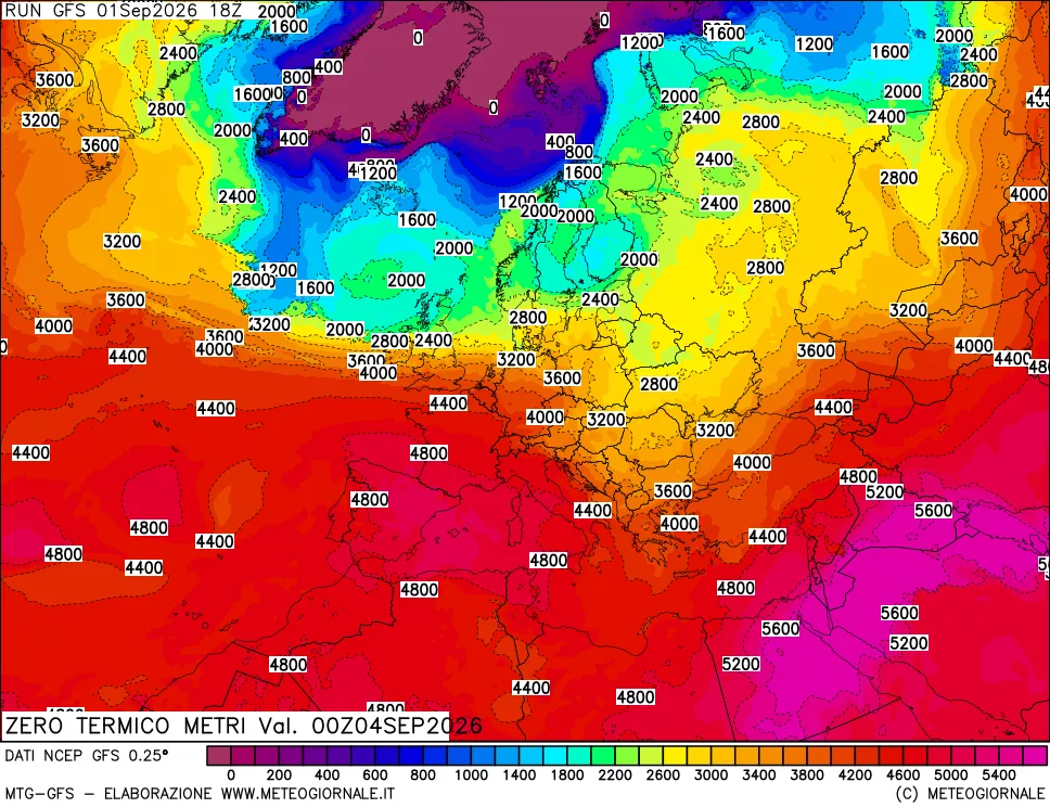 mappa Quota Zero Termico
