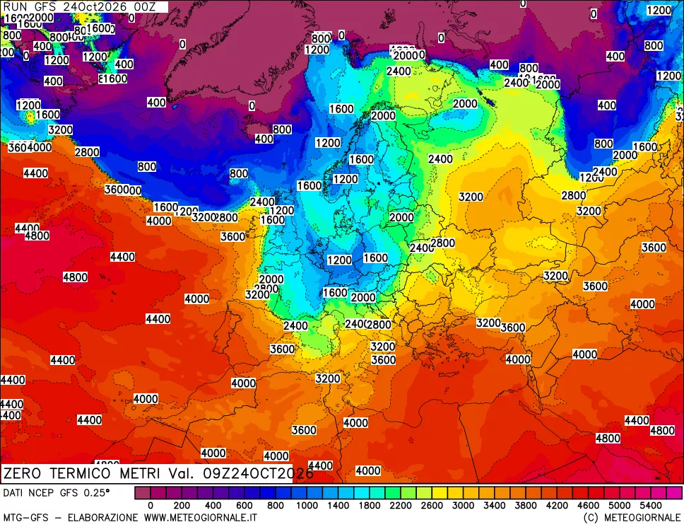 mappa Quota Zero Termico
