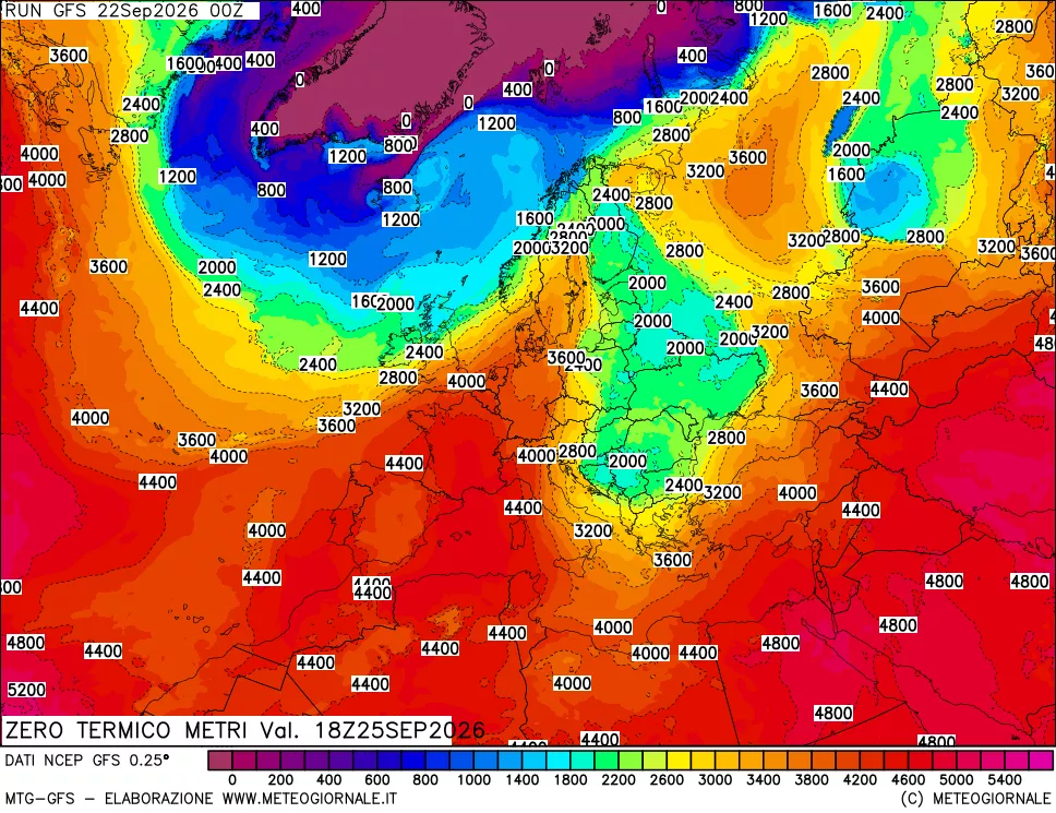 mappa Quota Zero Termico