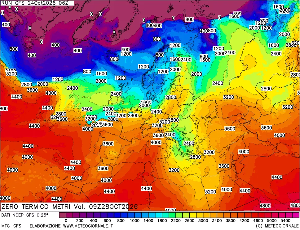 mappa Quota Zero Termico