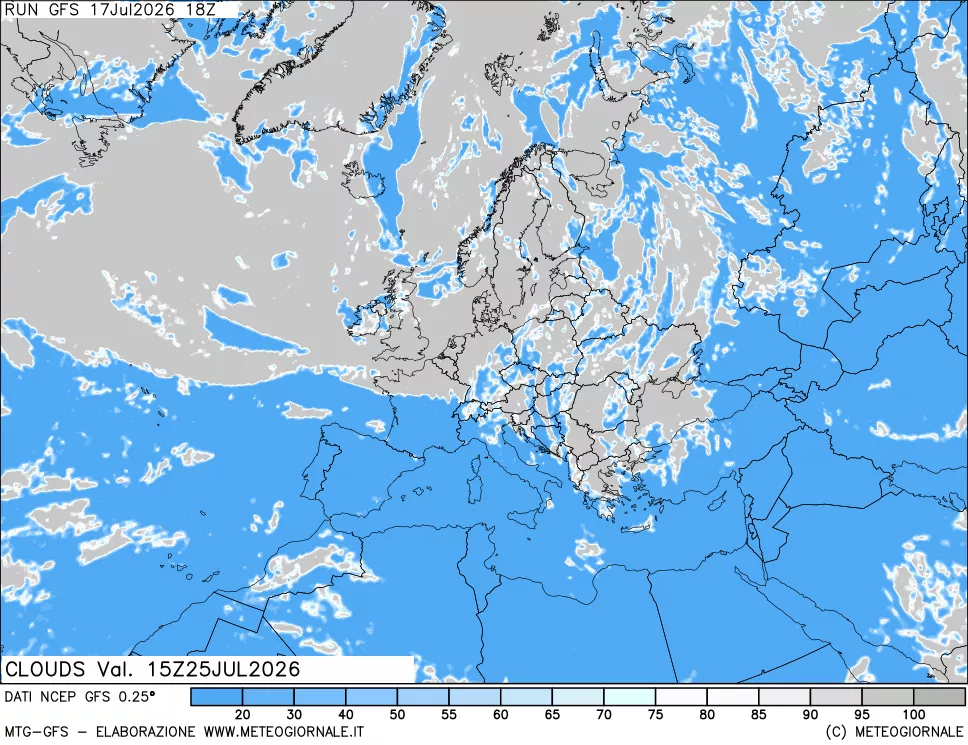 mappa Nuvolosità totale
