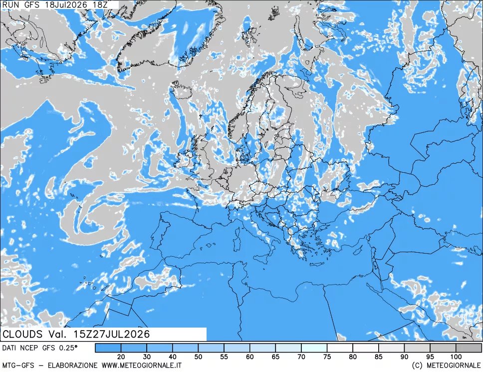 mappa Nuvolosità totale
