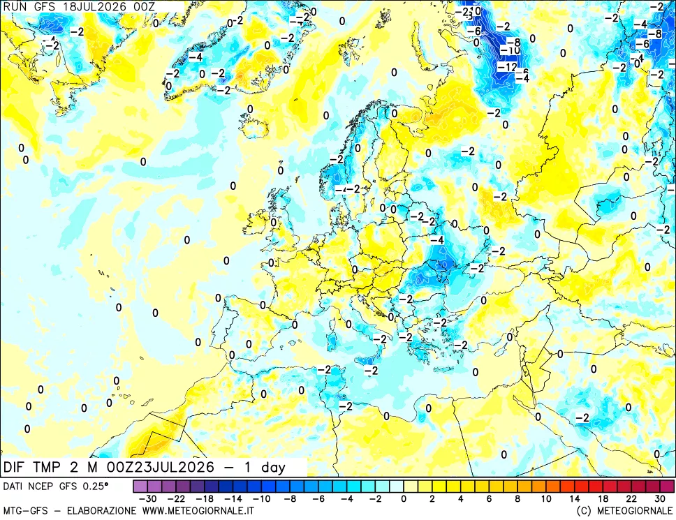 mappa Dif. Temp -24 ore