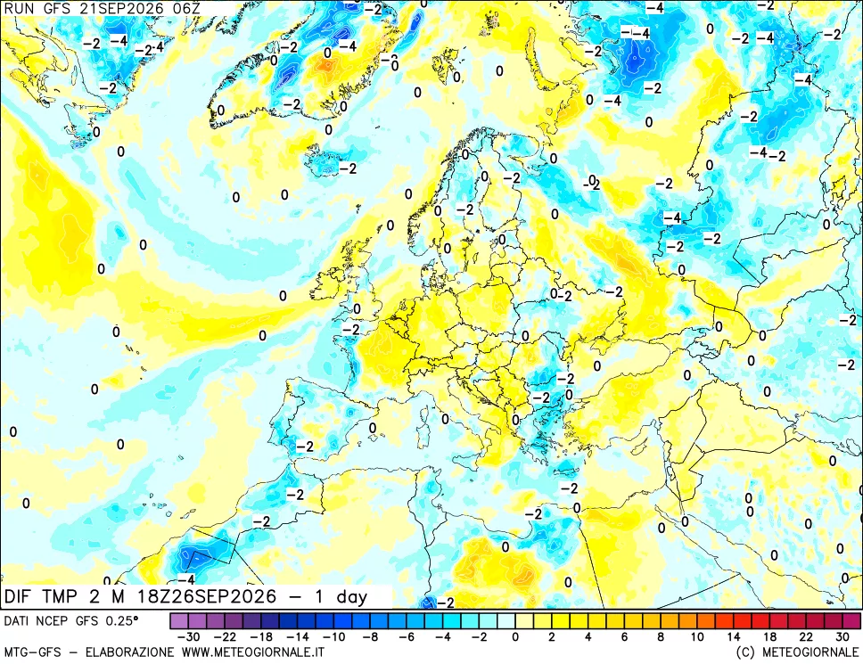mappa Dif. Temp -24 ore