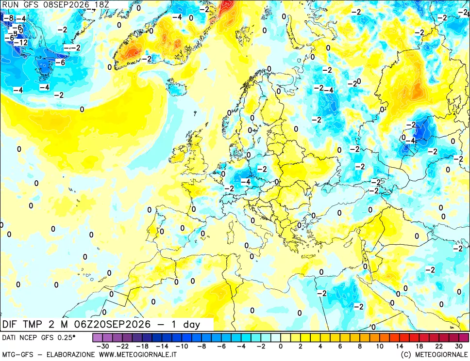 mappa Dif. Temp -24 ore