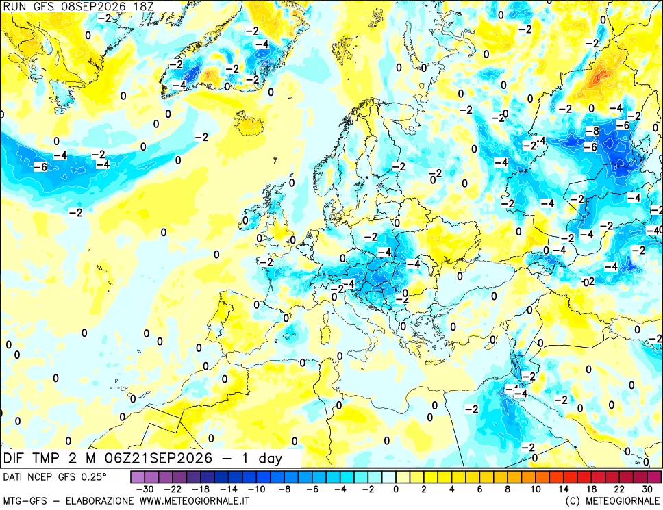 mappa Dif. Temp -24 ore