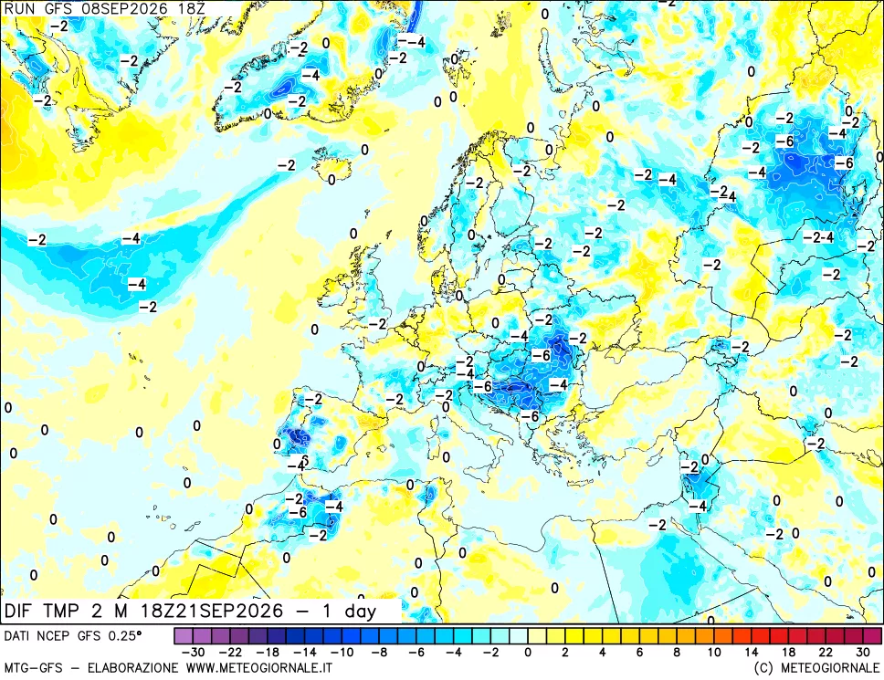 mappa Dif. Temp -24 ore