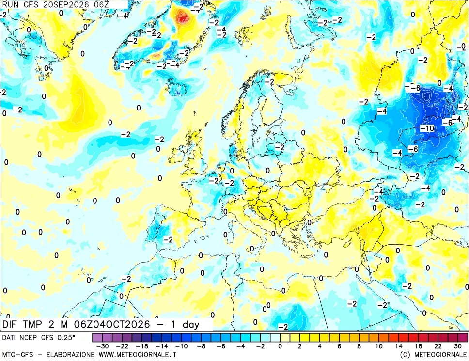 mappa Dif. Temp -24 ore