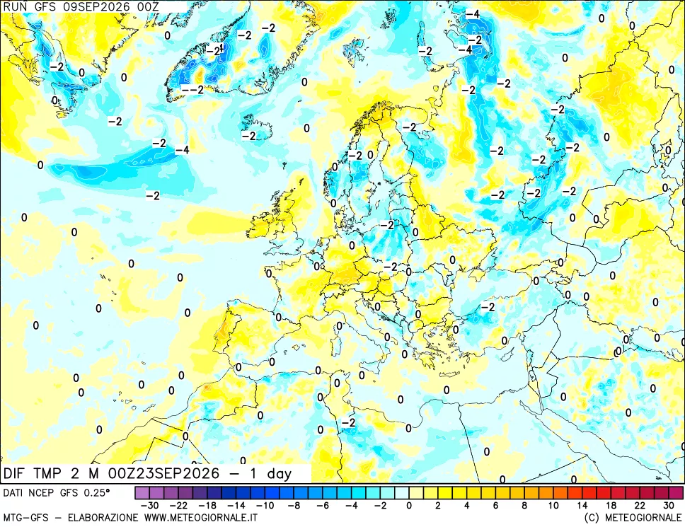 mappa Dif. Temp -24 ore