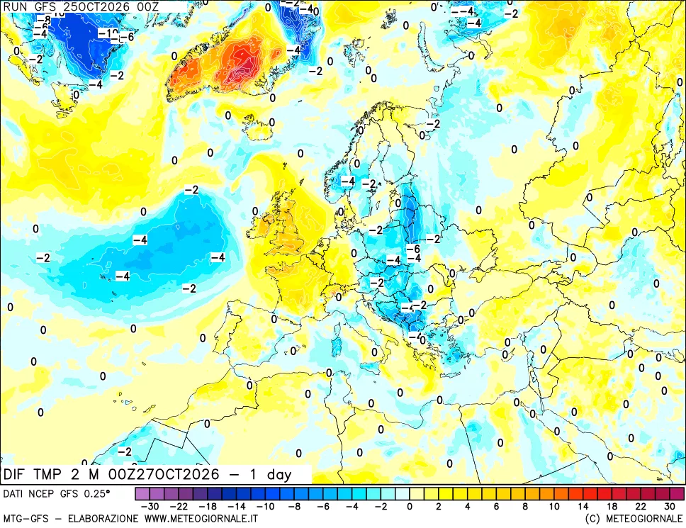 mappa Dif. Temp -24 ore