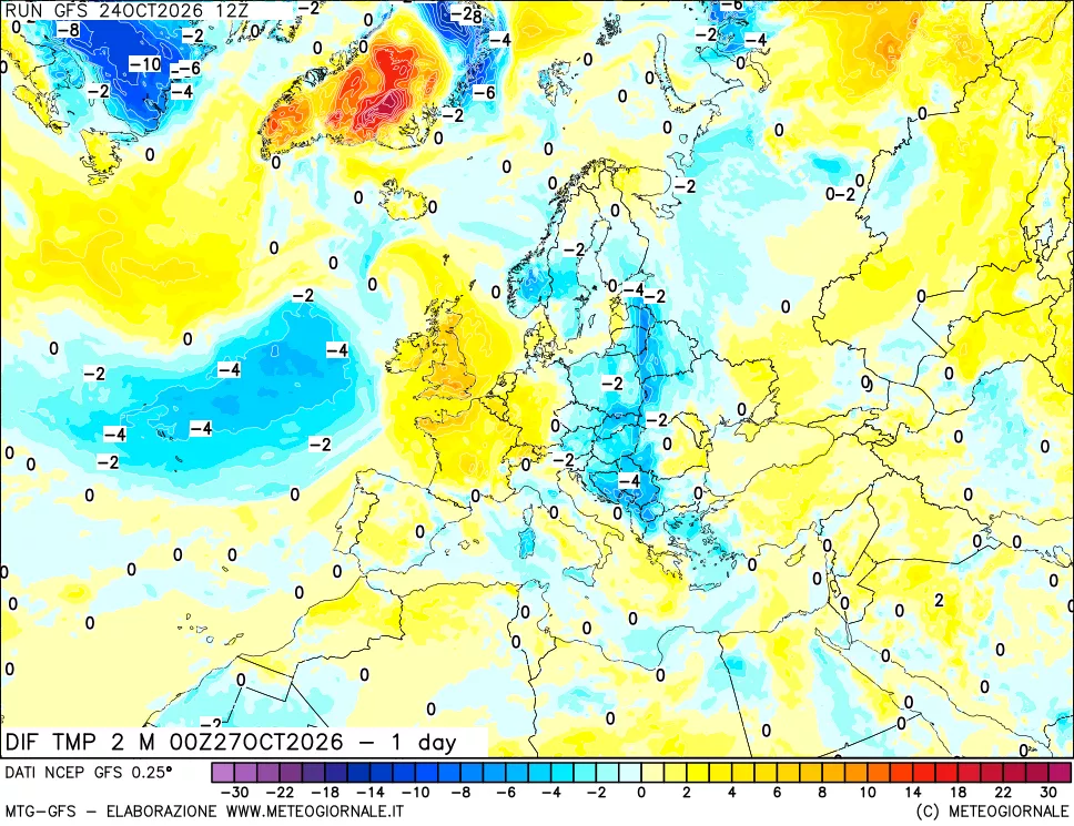 mappa Dif. Temp -24 ore