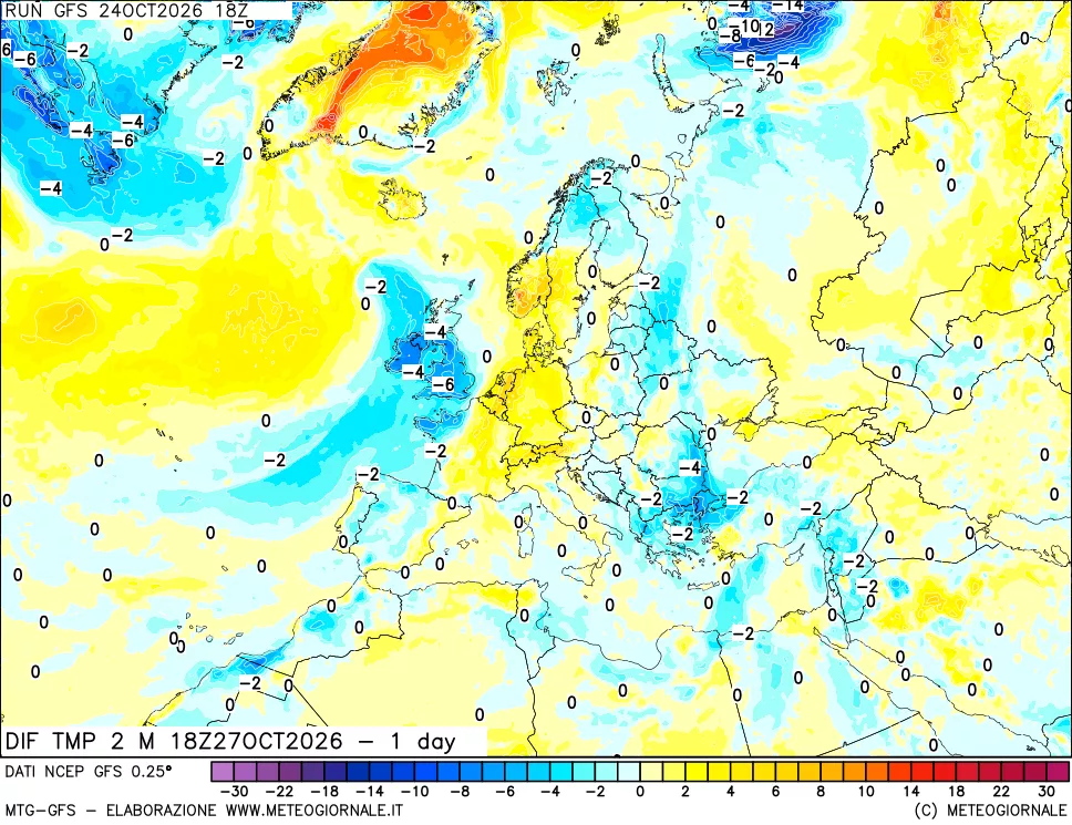 mappa Dif. Temp -24 ore