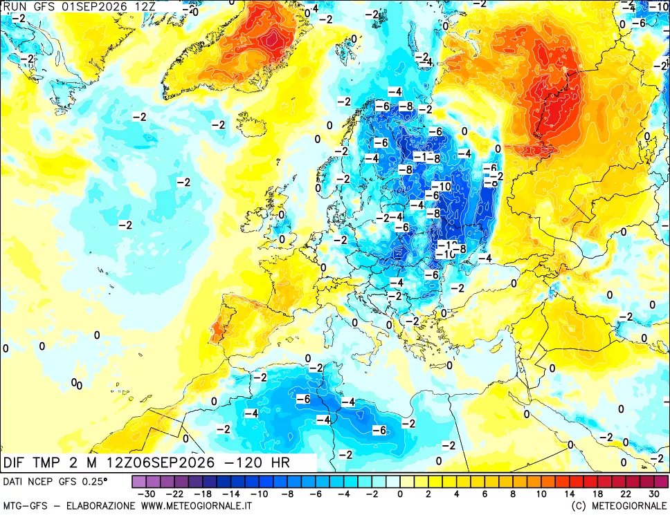 mappa Dif. Temp - Init