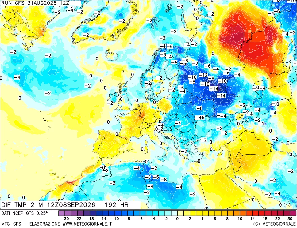 mappa Dif. Temp - Init