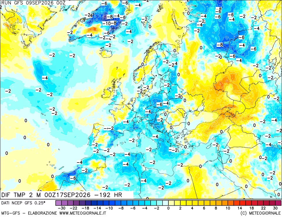 mappa Dif. Temp - Init