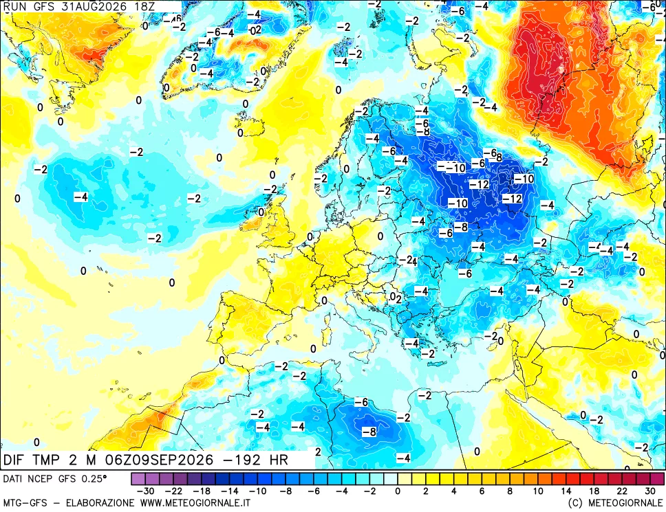 mappa Dif. Temp - Init