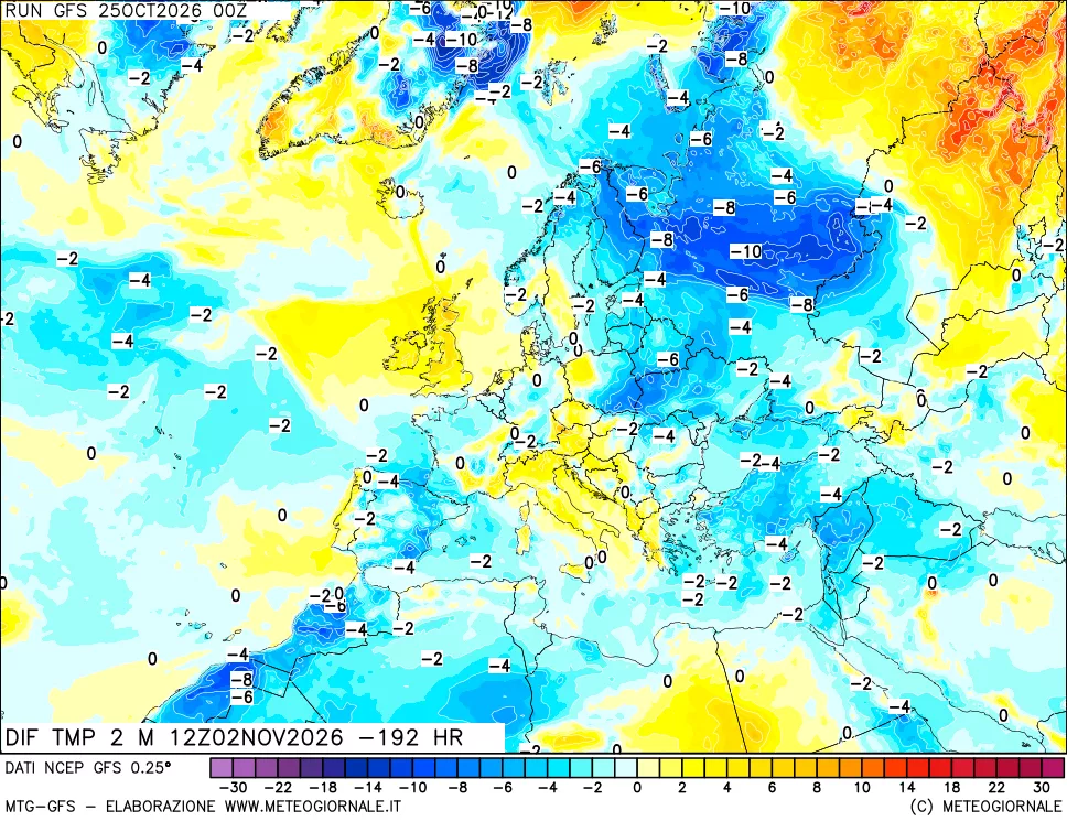 mappa Dif. Temp - Init
