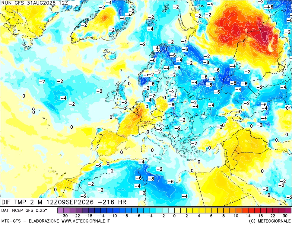 mappa Dif. Temp - Init