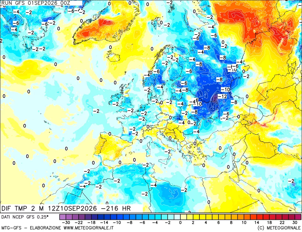 mappa Dif. Temp - Init