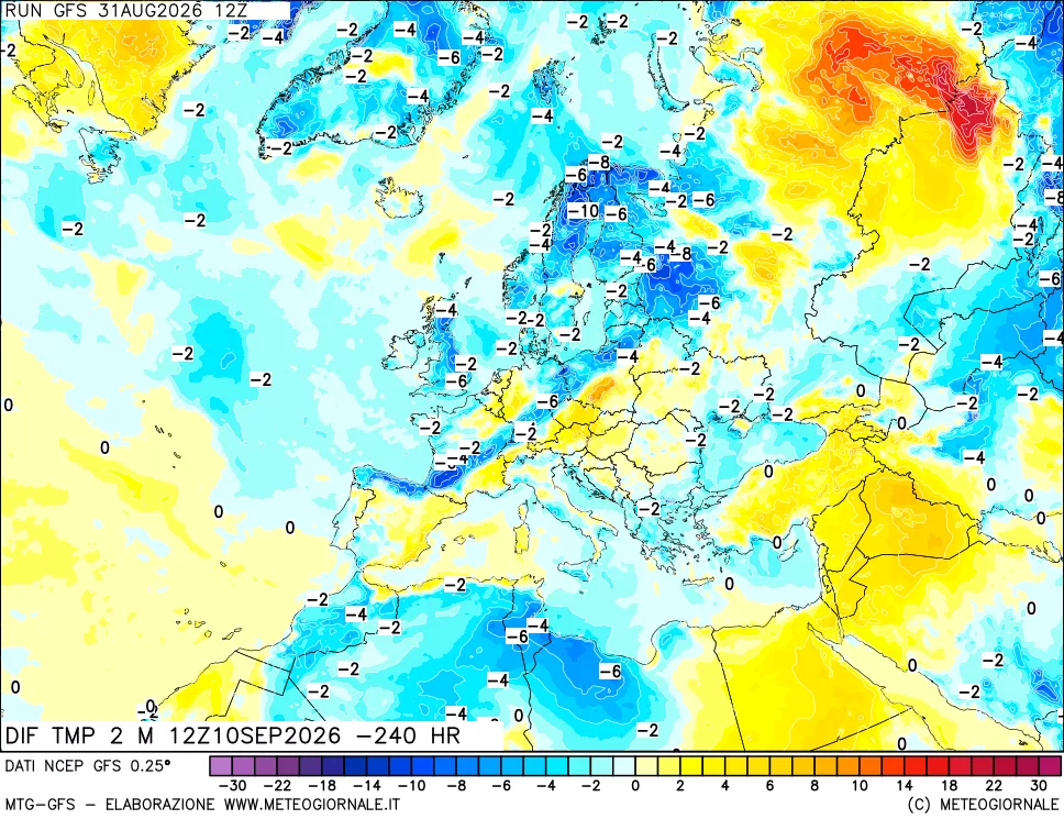 mappa Dif. Temp - Init